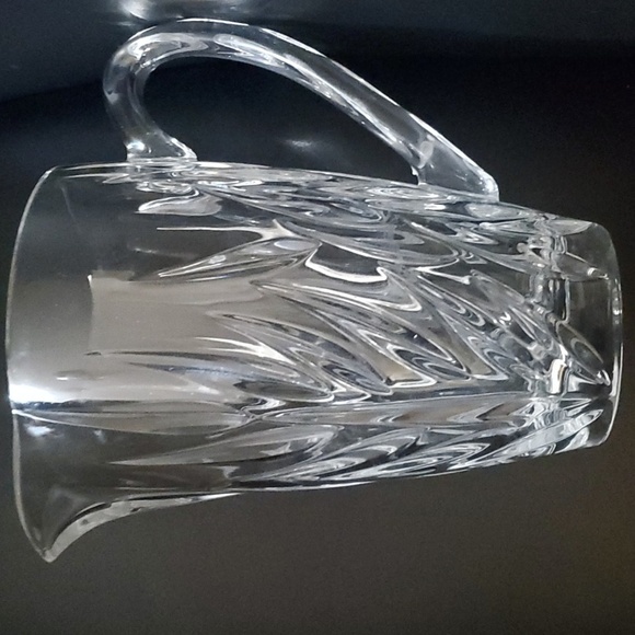 diningware home dining leaded crystal clear glass pitcher beautiful - Picture 5 of 5